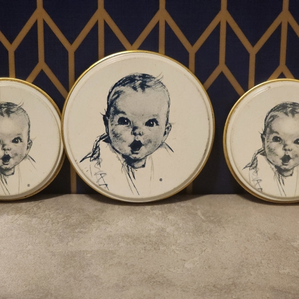 Vintage Gerber Baby Lids